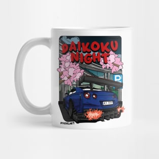 R35 GTR Godzilla Daikoku Night Racing Mug